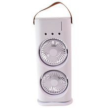 Electric Fan Desktop Double-Head Powerful Air Cooler (1 Pc / With Remote)