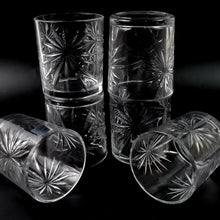 Glass Tumbler Set, Juice Glasses and Transparent Water Glass (6 Pcs Set)