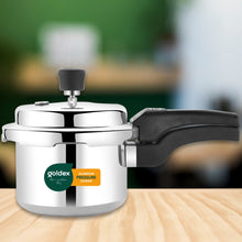 Aluminium Classic Goldex Pressure Cookers With Outer Lid (2 Litres / 5-Year warranty,  ISI Number :- 2347, BIS Number :- CM/L -7600164310