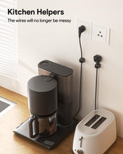 Organizer, Cable Smooth Adjustable Easy Secure Cable Managemen (Pack of 6 Cord)